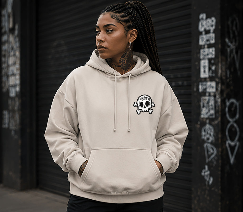 IGY6 Oversized Hoodie - Cream